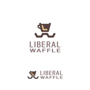 yellow_frog (yellow_frog)さんのワッフルの移動販売（LIBERAL WAFFLE）のロゴへの提案