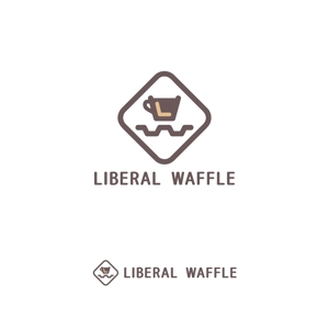 yellow_frog (yellow_frog)さんのワッフルの移動販売（LIBERAL WAFFLE）のロゴへの提案