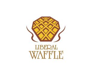 あどばたいじんぐ・とむ (adtom)さんのワッフルの移動販売（LIBERAL WAFFLE）のロゴへの提案