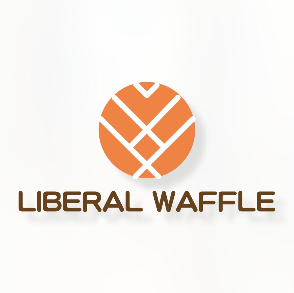 ワッフルの移動販売（LIBERAL WAFFLE）のロゴ