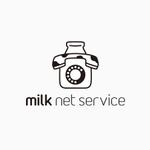 shinyasenooさんの「milk net service」のロゴ作成への提案