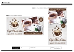 K-Design (kurohigekun)さんの新しくできるカフェ「Cafe Neve Calda」の外看板への提案