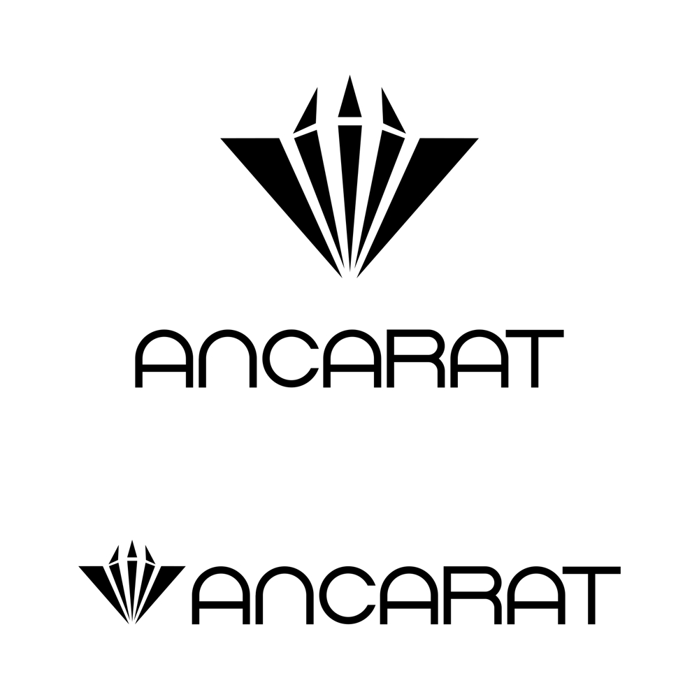アンチエイジング・美容商品のブランドネーム‘ANCARAT’のロゴ