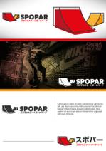Caleb（ケイレブ） (SupernovaDesign)さんのスポタカスケートボードパーク「スポパー（SPOPAR)」のロゴ作成への提案