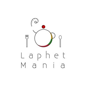 Kuai Xing ()さんのミャンマーで開店予定の食べる緑茶専門店「Laphet Mania」のロゴへの提案