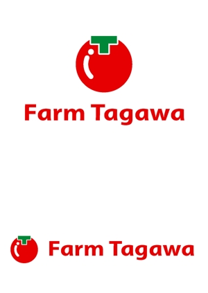 kazubonさんの「Farm Tagawa」のロゴ作成への提案