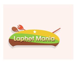 arc design (kanmai)さんのミャンマーで開店予定の食べる緑茶専門店「Laphet Mania」のロゴへの提案