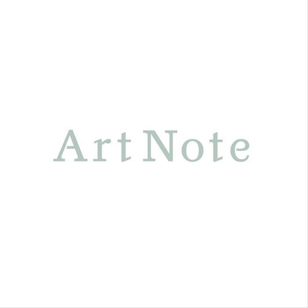 ガラス、アクリルの女性向け雑貨「ArtNote」のロゴ。テキストのみ。