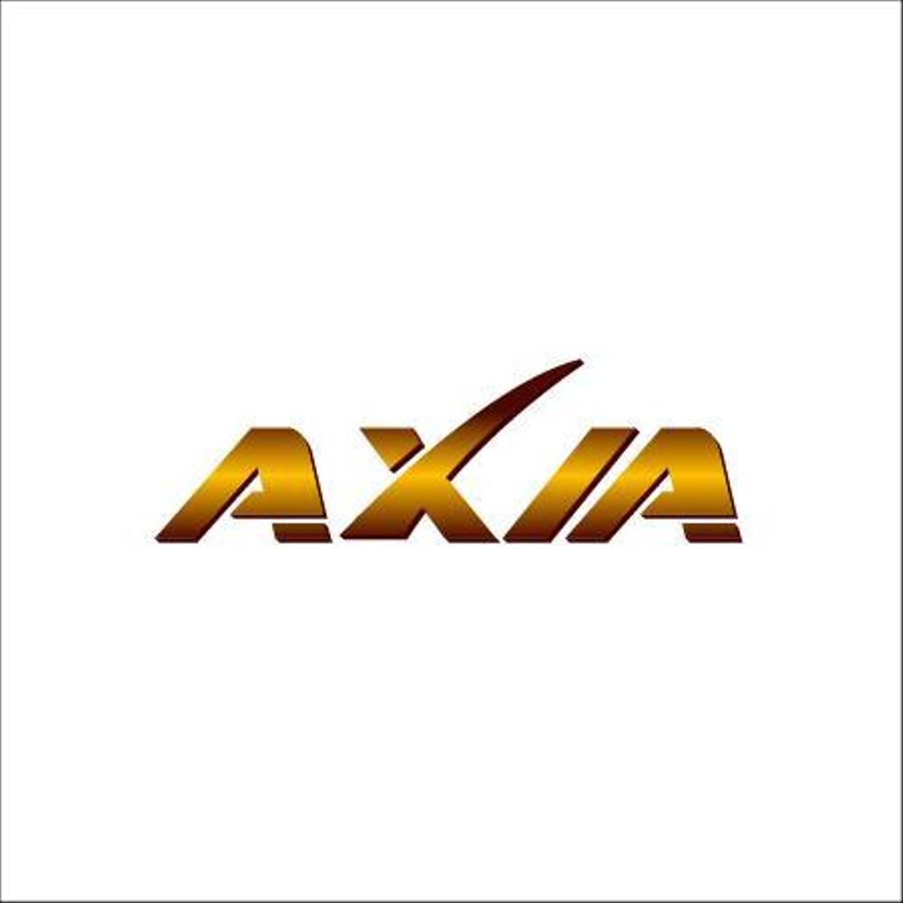 「AXIA」のロゴ作成