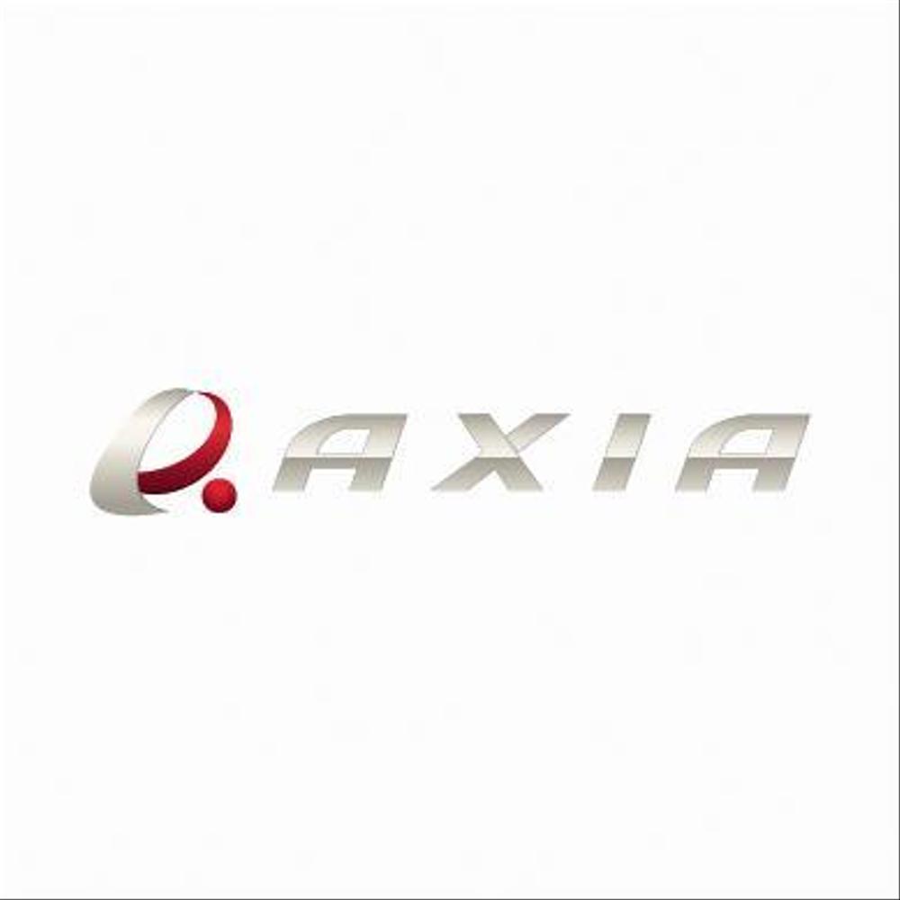 「AXIA」のロゴ作成