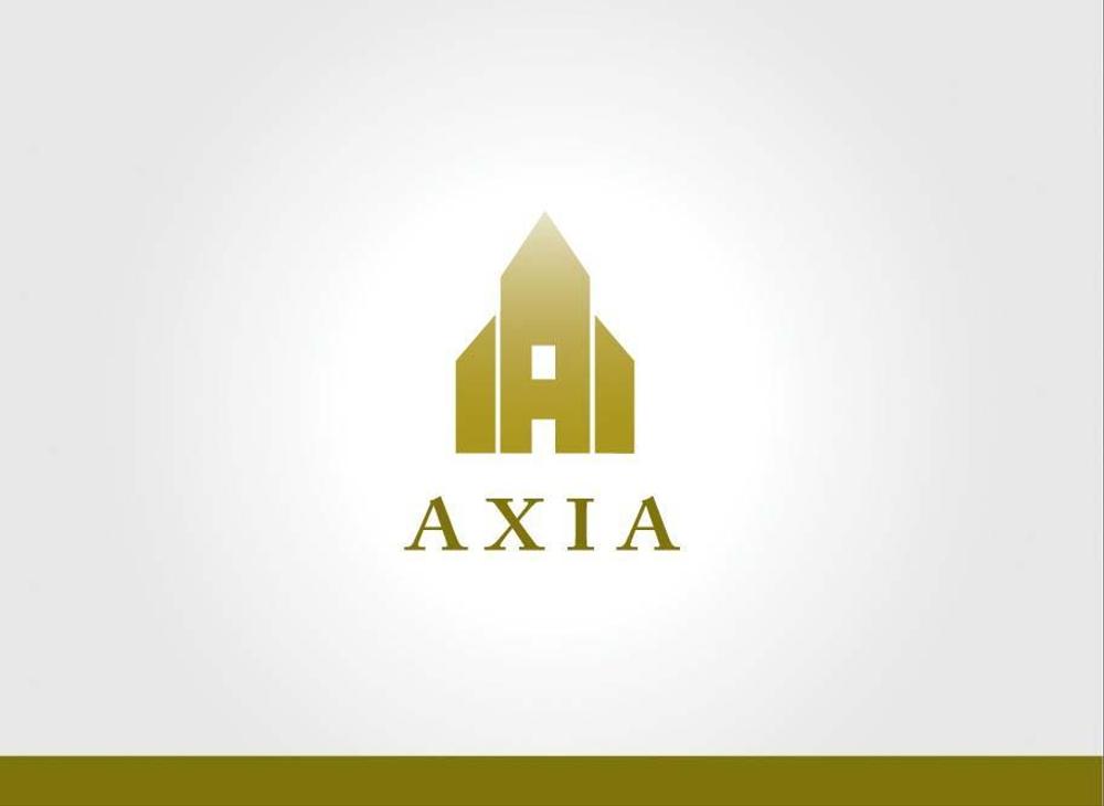 「AXIA」のロゴ作成
