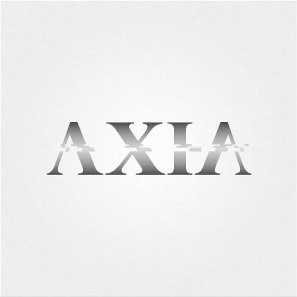 「AXIA」のロゴ作成