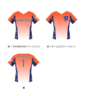 Ichinose　Ryoko (ryo109217711)さんの福岡県の草野球チーム ユニフォームデザイン作成依頼への提案