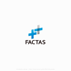 shirokuma_design (itohsyoukai)さんの金属製造業 FACTAS(FAC+)のロゴへの提案