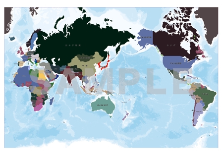 世界地図作成 第一次世界大戦前夜の地図を白地図の世界地図にコピーするお仕事の依頼 外注 地図 案内図作成の仕事 副業 クラウドソーシング ランサーズ Id