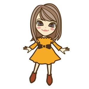 piggy-gさんの女性モデル・タレントのキャラクターデザインへの提案