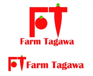 sametさんの「Farm Tagawa」のロゴ作成への提案
