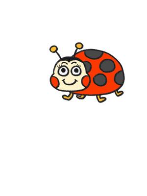 ハラ レイコ (rei1105)さんのえがおのてんとうむし　イラストへの提案