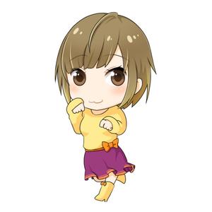 ぺけ介 (pekesuke)さんの女性モデル・タレントのキャラクターデザインへの提案