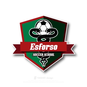HABAKIdesign (hirokiabe58)さんの現役サッカー選手、今年度開校サッカースクール 「Esforso」 の ロゴへの提案