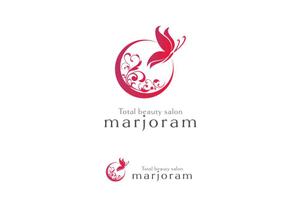 O-tani24 (sorachienakayoshi)さんのエステ Total beauty salon 『marjoram』のロゴへの提案