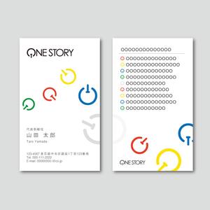 TYPOGRAPHIA (Typograph)さんのゴルフで人生の物語を作る株式会社ONE Storyの名刺デザインへの提案