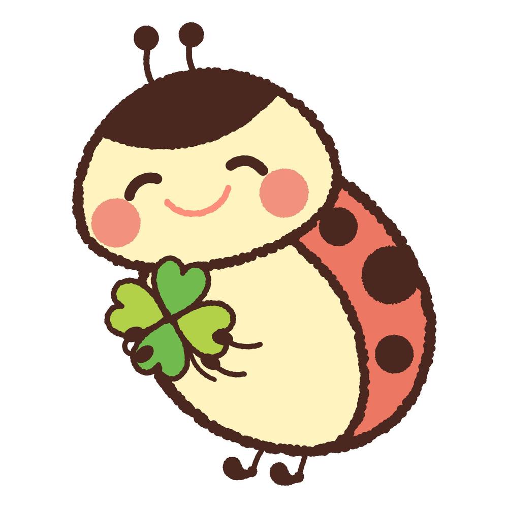 えがおのてんとうむし　イラスト