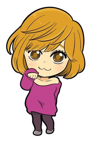 福留 和 (nono1211)さんの女性モデル・タレントのキャラクターデザインへの提案