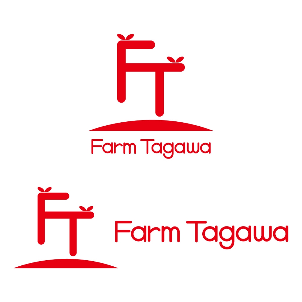 「Farm Tagawa」のロゴ作成