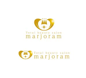 horieyutaka1 (horieyutaka1)さんのエステ Total beauty salon 『marjoram』のロゴへの提案