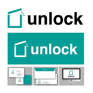 King_J (king_j)さんの新規事業立上げ支援サービス「unlock」のロゴへの提案