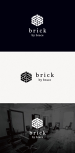 tanaka10 (tanaka10)さんの美容室「brick by brace（ブリックバイブレイス）」のロゴへの提案