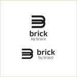 queuecat (queuecat)さんの美容室「brick by brace（ブリックバイブレイス）」のロゴへの提案