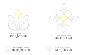 Nan (xsra)さんのエステ Total beauty salon 『marjoram』のロゴへの提案