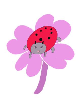動物、手芸、歴史、ロック好きなライター。 (MIYOKO_345)さんのえがおのてんとうむし　イラストへの提案