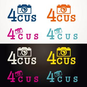 forever (Doing1248)さんの個人フォトポートフォリオサイト「4CUS」のロゴ作成への提案