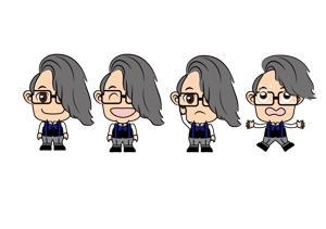 就労継続支援　前進主義 (zenshin-shugi)さんのサイトの男性キャラクターデザインへの提案
