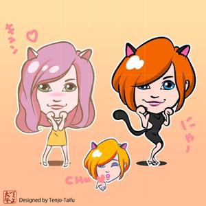 天上大風 (st-s)さんの女性モデル・タレントのキャラクターデザインへの提案