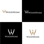 OceanOne-Design ()さんの株式会社WoodHome.TKの「工務店・不動産」のロゴへの提案