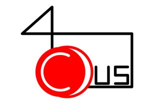 吉野久和 (q_design)さんの個人フォトポートフォリオサイト「4CUS」のロゴ作成への提案
