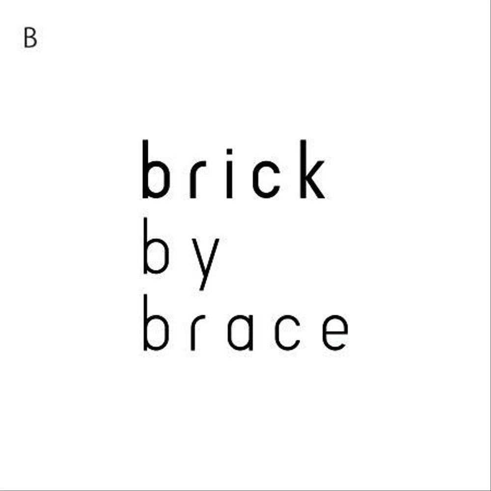 美容室「brick by brace（ブリックバイブレイス）」のロゴ