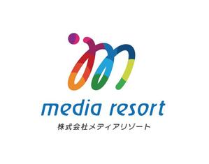 タキビデザイン (yukon780)さんの株式会社 media resort の会社ロゴへの提案