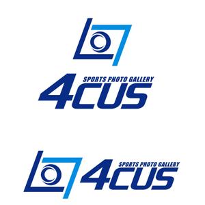 oo_design (oo_design)さんの個人フォトポートフォリオサイト「4CUS」のロゴ作成への提案