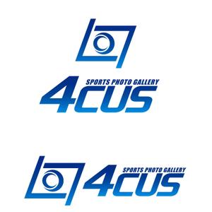 oo_design (oo_design)さんの個人フォトポートフォリオサイト「4CUS」のロゴ作成への提案
