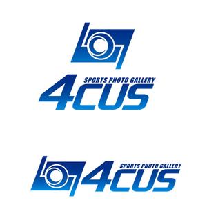 oo_design (oo_design)さんの個人フォトポートフォリオサイト「4CUS」のロゴ作成への提案