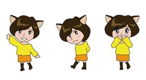 イラスト・ちでまる (tidemaru)さんの女性モデル・タレントのキャラクターデザインへの提案
