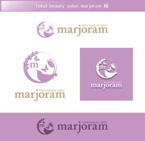 FISHERMAN (FISHERMAN)さんのエステ Total beauty salon 『marjoram』のロゴへの提案