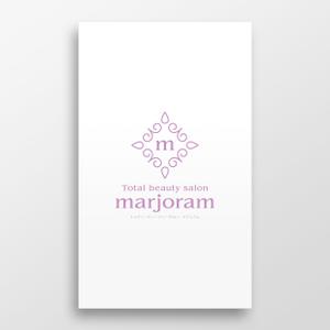 doremi (doremidesign)さんのエステ Total beauty salon 『marjoram』のロゴへの提案