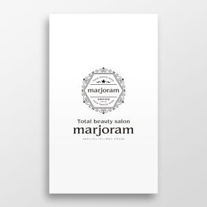 doremi (doremidesign)さんのエステ Total beauty salon 『marjoram』のロゴへの提案