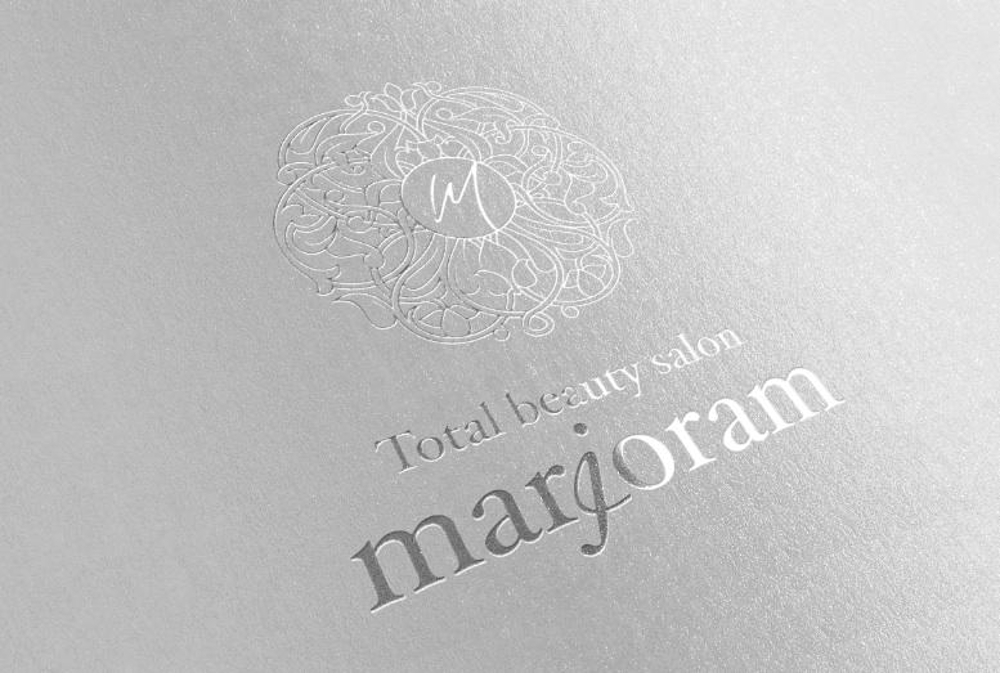 エステ Total beauty salon 『marjoram』のロゴ